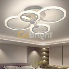 Lustra LED cu Telecomanda Odele 3 Tipuri de Lumini 108W Alb