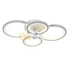 Lustra LED cu Telecomanda Odele 3 Tipuri de Lumini 108W Alb