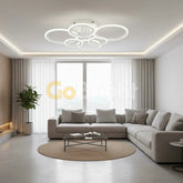 Lustra LED cu Telecomanda Odele 3 Tipuri de Lumini 112W Alb