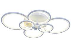 Lustra LED cu Telecomanda Odele 3 Tipuri de Lumini 188W Alb