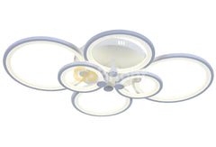 Lustra LED cu Telecomanda Odele 3 Tipuri de Lumini 188W Alb