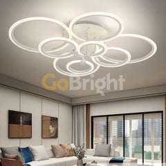 Lustra LED cu Telecomanda Odele 3 Tipuri de Lumini 284W Alb