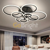 Lustra LED cu Telecomanda Odele 3 Tipuri de Lumini 284W Negru