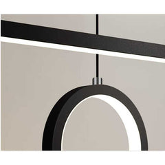 Pendul LED 120cm 54W cu Telecomanda Urban 3 Tipuri de Lumini Negru