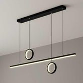 Pendul LED 120cm 54W cu Telecomanda Urban 3 Tipuri de Lumini Negru