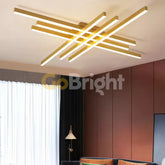 Lustra LED cu Telecomanda Zang 3 Tipuri de Lumini 146W Auriu