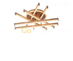 Lustra LED cu Telecomanda Zang 3 Tipuri de Lumini 150W Auriu