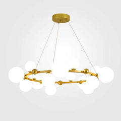 Pendul Jolie Reglabil 15xG9 Diametru 95cm Auriu