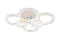 Lustra LED RGB 100W cu Telecomanda Safir 3 Tipuri de Lumini Alb