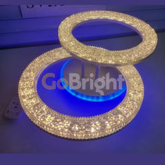 Lustra LED RGB 44W cu Telecomanda Safir 3 Tipuri de Lumini Alb