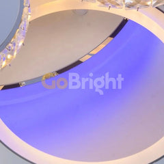 Lustra LED RGB 65W cu Telecomanda Liam 3 Tipuri de Lumini Alb