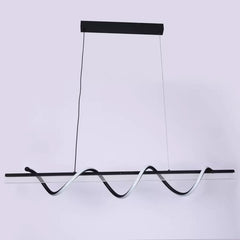 Pendul LED 80cm 94W cu Telecomanda Trinity 3 Tipuri de Lumini Negru