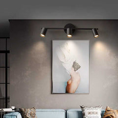 Aplica LED Urban 45cm 3 Becuri GU10 Negru