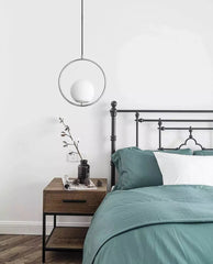 Pendul Jolie Reglabil 1xE27 Argintiu