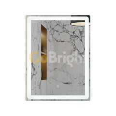 Oglinda LED 60x80cm 3 Tipuri de Lumini Buton Touch Intensitate Reglabila
