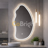 Oglinda LED Cloud 60x80cm Touch 3 Culori Luminoase