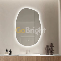 Oglinda LED Cloud 60x90cm Touch 3 Culori Luminoase