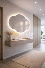 Oglinda LED Premium 110x90cm Touch 3 Culori Luminoase