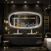 Oglinda LED Premium 150x85cm Touch 3 Culori Luminoase