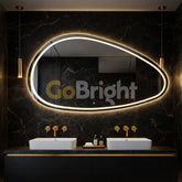 Oglinda LED Premium 160x85cm Touch 3 Culori Luminoase