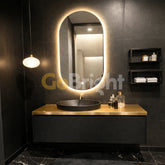 Oglinda LED Premium 60x100cm Touch 3 Culori Luminoase