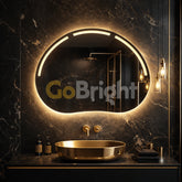 Oglinda LED Premium 80x60cm Touch 3 Culori Luminoase