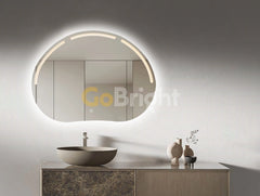 Oglinda LED Premium 80x60cm Touch 3 Culori Luminoase
