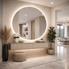 Oglinda LED Premium 100cm Touch 3 Culori Luminoase