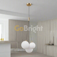 Pendul Clouds Premium 3xE27 Auriu