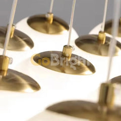 Pendul Clouds Premium 3xE27 Auriu