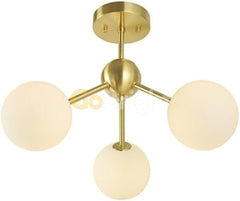 Pendul Jolie 3xE27 30cm Auriu