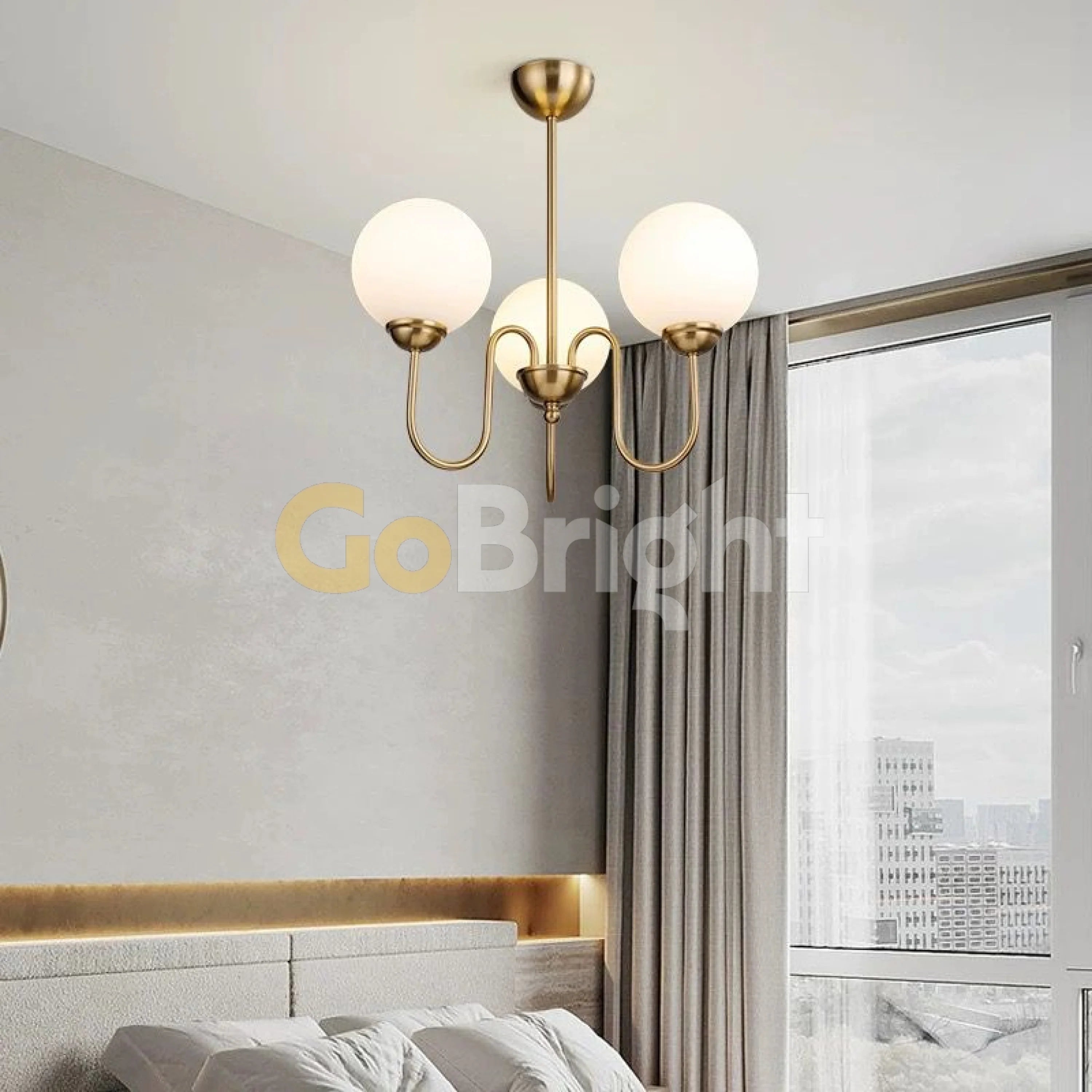 Pendul Jolie 3xE27 Auriu