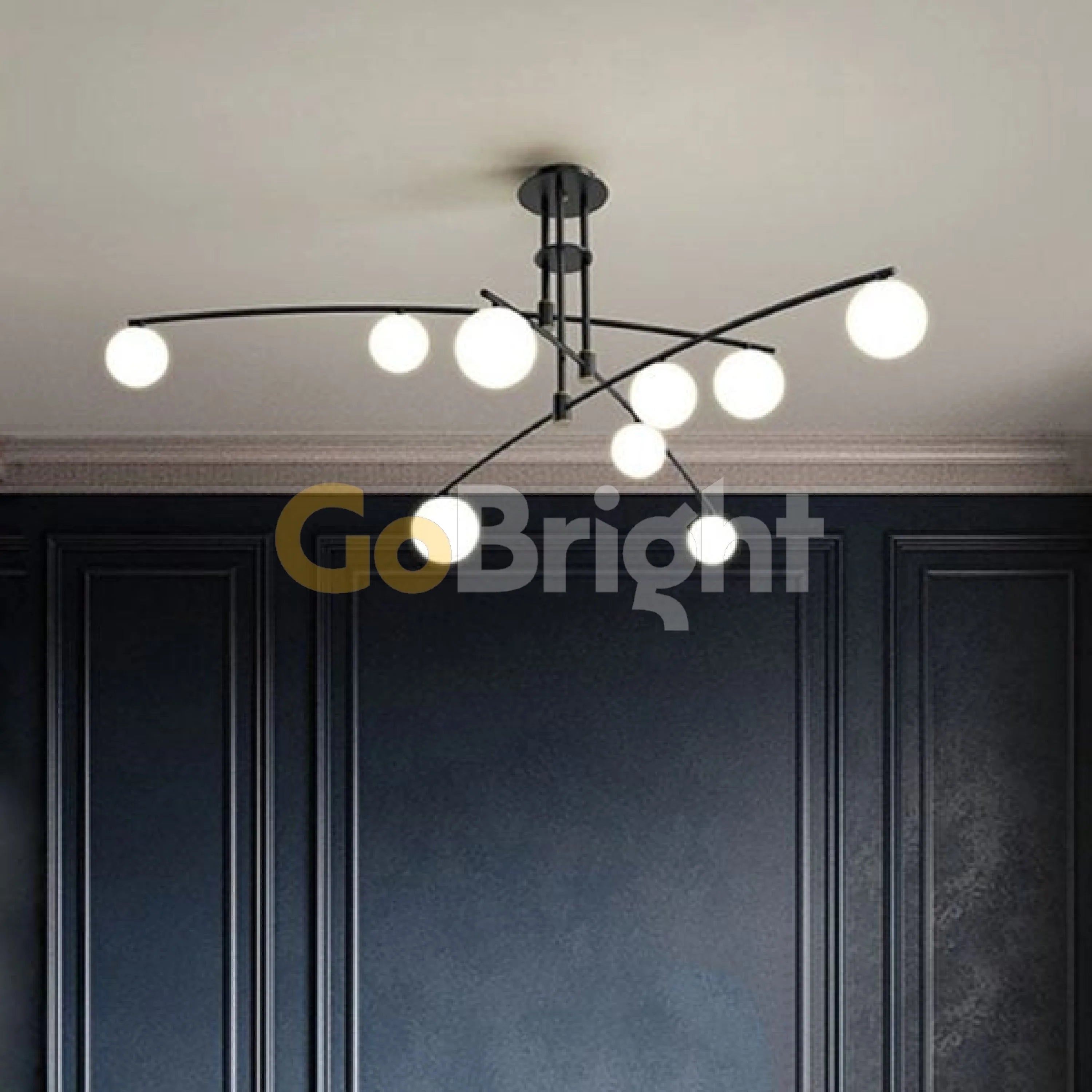 Pendul Jolie 9xG9 Diametru 115cm Negru