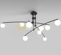 Pendul Jolie 9xG9 Diametru 115cm Negru