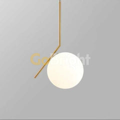 Pendul Jolie Glob Mare Reglabil 1xE14 Auriu