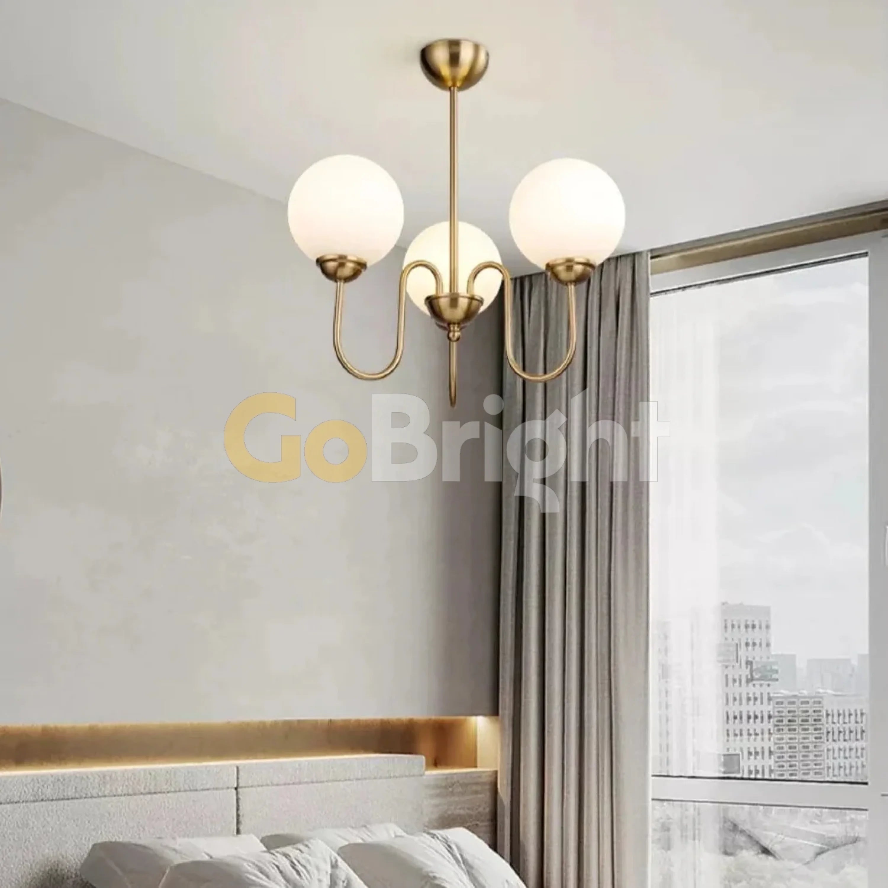 Pendul Jolie 3xE27 Auriu