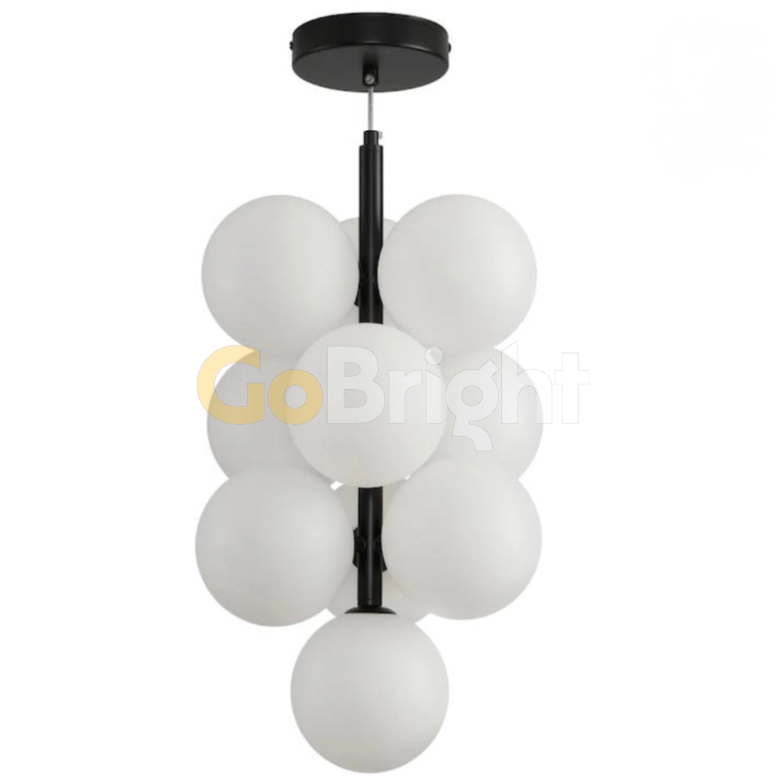 Pendul Jolie Reglabil 10xG9 40cm Negru