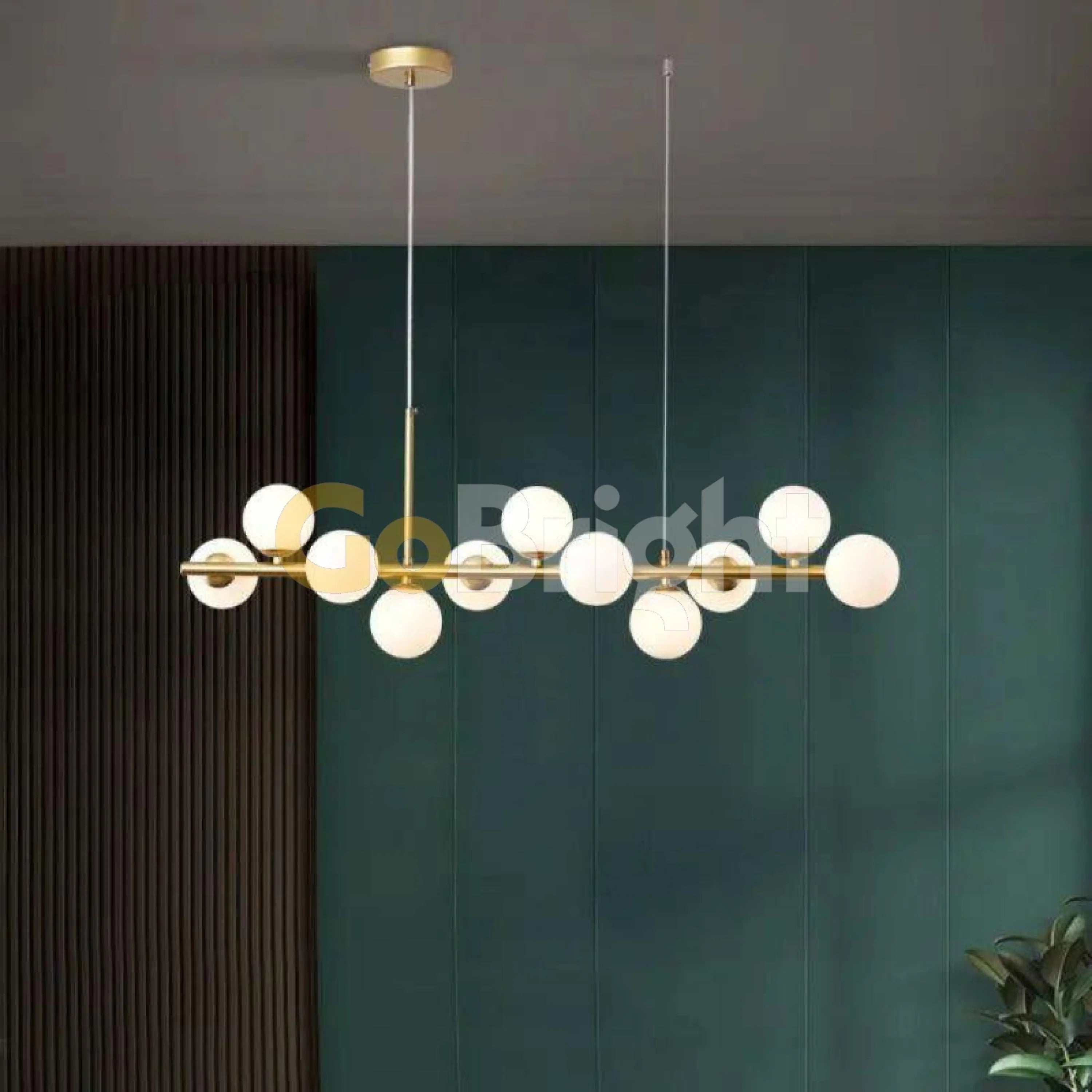 Pendul Jolie Reglabil 11xG9 100cm Auriu