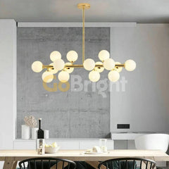 Pendul Jolie Reglabil 16xG9 Lungime 80cm Auriu