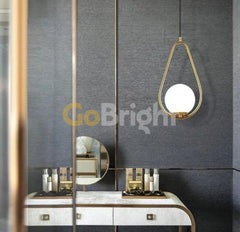 Pendul Jolie Reglabil 1xE14 Auriu