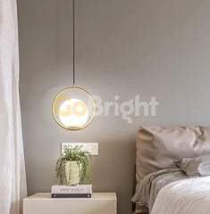 Pendul Jolie Reglabil 1xE14 Auriu