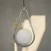 Pendul Jolie Reglabil 1xE27 Argintiu