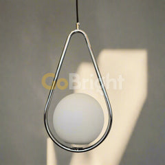 Pendul Jolie Reglabil 1xE27 Argintiu