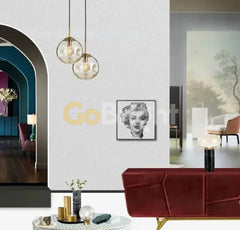 Pendul Jolie Reglabil 1xE27 Auriu