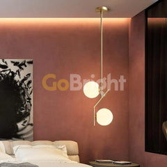 Pendul Jolie Reglabil 2xE14 40~120cm Auriu