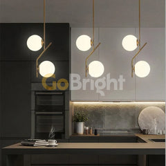 Pendul Jolie Reglabil 2xE14 40~120cm Auriu