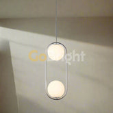 Pendul Jolie Reglabil 2xE14 Argintiu