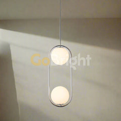 Pendul Jolie Reglabil 2xE14 Argintiu