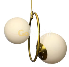 Pendul Jolie Reglabil 2xE27 Auriu