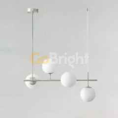 Pendul Jolie Reglabil 4xE27 70cm Argintiu